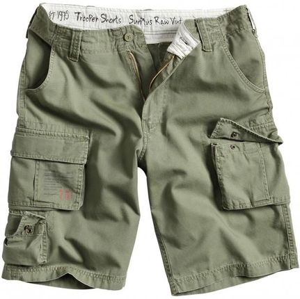 Spodnie Short Surplus Trooper, oliwkowe - Rozmiar:S