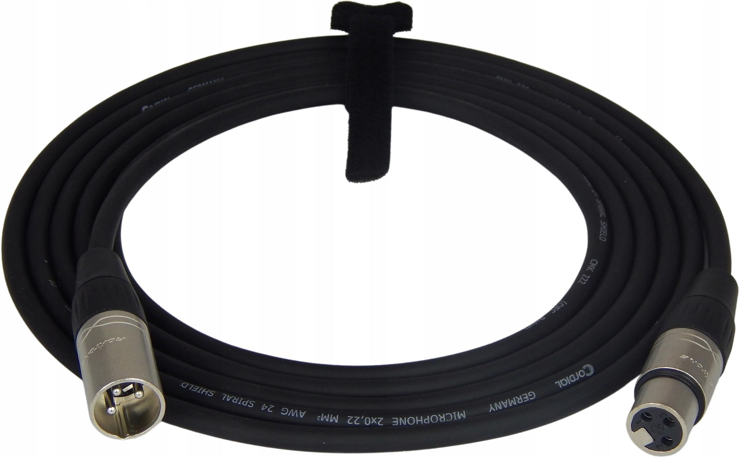 Cordial INTRO CCM 2.5 FM 2.5m XLR (3-pin) zwart audiokabel