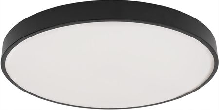 Ledhoff Plafon Led Lampa Sufitowa Duża 60CM Okrągła Czarna (PLR600B)