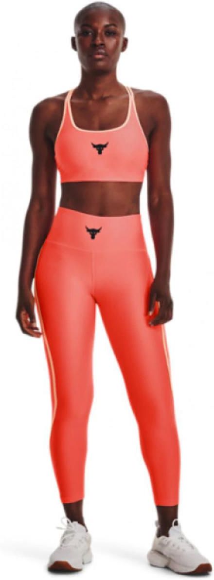 Damskie legginsy treningowe UNDER ARMOUR Project Rock HeatGear Ankle  Leggings - koral - Ceny i opinie - Ceneo.pl