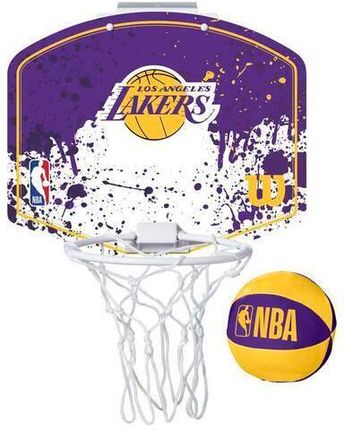 Wilson Mini Kosz Nba Los Angeles Lakers Purpurowy