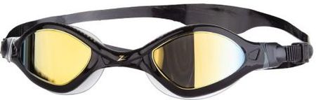 Okulary do pływania Zoggs Tiger Titanium Lustrzane złote