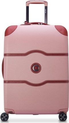 Delsey Delsey Chatelet Air 2.0 Średnia twarda różowa walizka na kółkach 66 cm