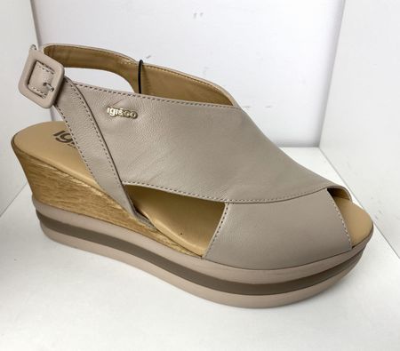 Sandały damskie IGI&CO skórzane 7178922 Beige (37, Beżowy)