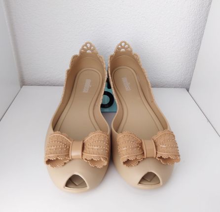 Baleriny damskie MELISSA 33376/53298 Beige (37, Beżowy)