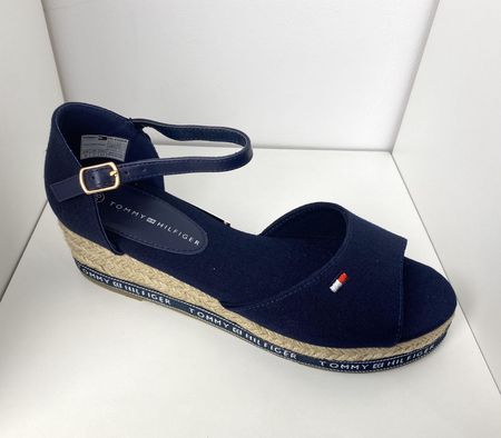 Sandały damskie Tommy Hilfiger T3A2-31056 Blue (37, Granat)