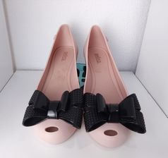 Baleriny damskie MELISSA 32521/51647 Pink/Black (38, Różowy)