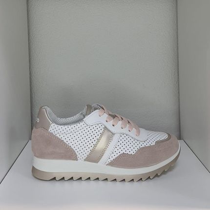 Sneakersy damskie IGI&CO 1659933 biało-różowy (37, Pudrowy)