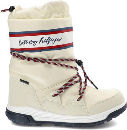 Śniegowce damskie Tommy Hilfiger T4A6-32436-1485100 WHITE/SNOW BOOT (35, Biały)