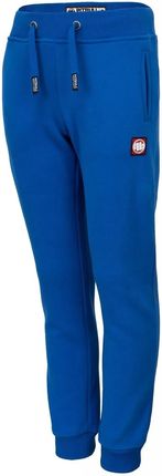 Spodnie dresowe dziecięce Pit Bull Moss Hilltop - Niebieskie