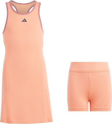 Dziecięca Koszulka i spodenki Adidas G Club Dress Hs0565 – Pomarańczowy