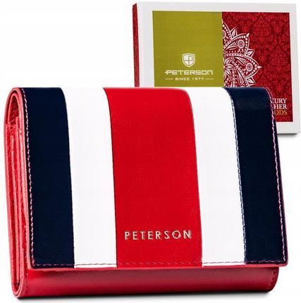 Kompaktowy portfel damski ze skóry naturalnej — Peterson
