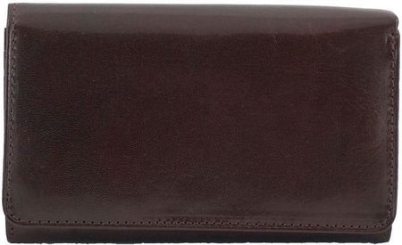 Barberini's - klasyczne portfele damskie - Brązowy ciemny