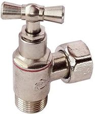 Rubinetto WC Somatherm - Staffa A Staffa Nichelato M12/17 Per Cassetta Di Risciacquo