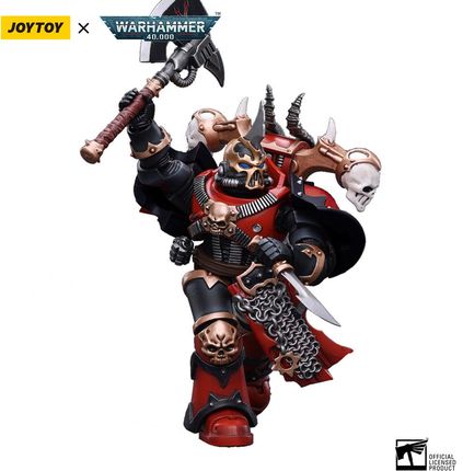 JoyToy Warhammer 40k Action Figure 1/18 Chaos Space Marines Red Corsairs Exalted Champion Gotor the Blade 12cm