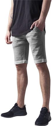 Męskie spodnie dresowe Short Urban Classics, szare - Rozmiar:L