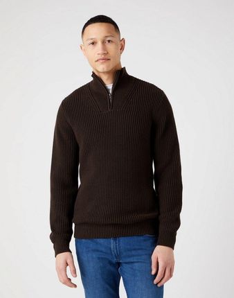 WRANGLER HALF ZIP KNIT MĘSKI SWETER ROZPINANY DELICIOSO W8D0PJH38