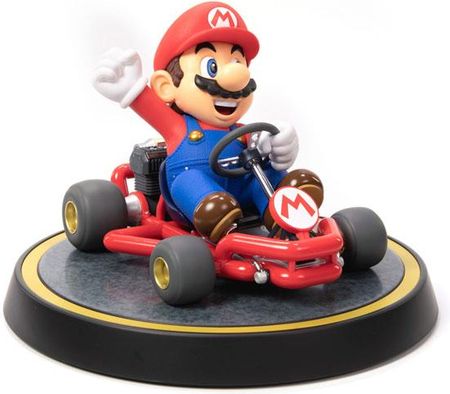 First 4 Figures Mario Kart PVC Statue Mario Standard Edition 19cm