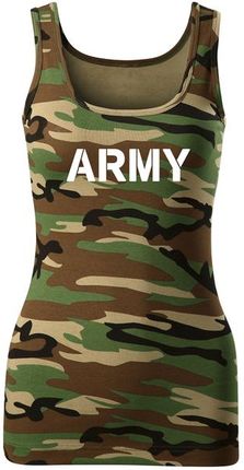 DRAGOWA koszulka damska army, kamuflażowa 180g/m2 - Rozmiar:XXL