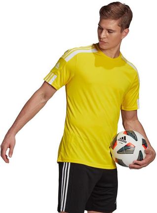 Koszulka męska adidas Squadra 21 Jersey Short Sleeve żółta GN5728 - zdjęcie 4