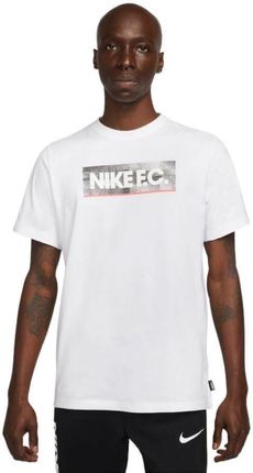 Koszulka męska Nike NK Fc Tee Seasonal Block biała DH7444 100