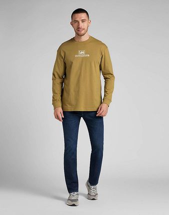 LEE LS LOGO LOOSE TEE MĘSKA KOSZULKA Z DŁUGIM RĘKAWEM LOGO L69AFQ85 - zdjęcie 3