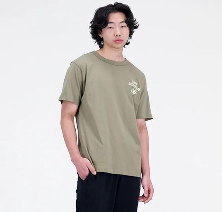 Koszulka męska New Balance MT31518CGN – zielona