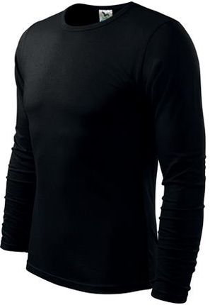 Malfini Fit-T koszulka z długim rękawem, czarne, 160g/m2 - Rozmiar:S