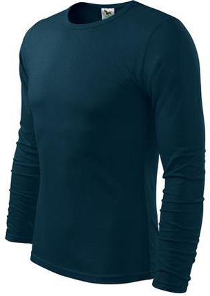 Malfini Fit-T koszulka z długim rękawem, ciemnoniebieske, 160g/m2 - Rozmiar:L