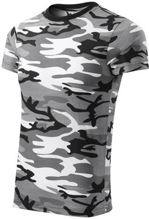 Malfini Camouflage koszulka z krótkim rękawem, szary, 160g/m2 - Rozmiar:M