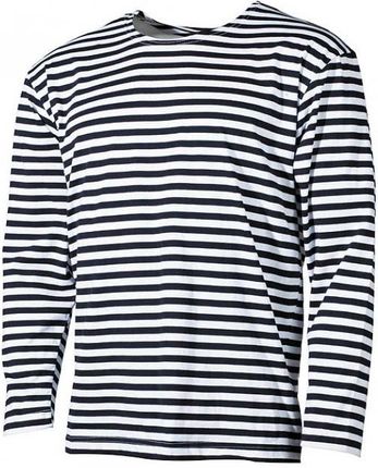MFH marynarska koszulka z długim rękawem, czarna - Rozmiar:3XL