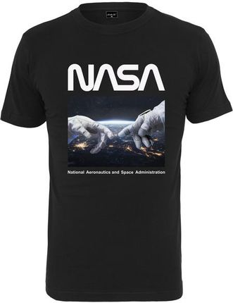 NASA męska koszulka Astronaut Hands, czarna - Rozmiar:L