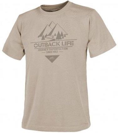 Helikon-Tex Outback Life t-shirt, beżowy - Rozmiar:S