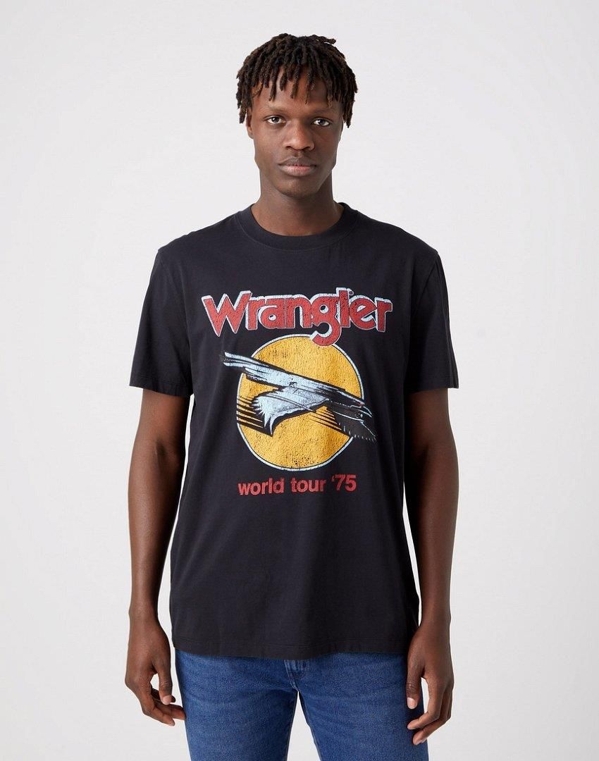 Wrangler T-shirt met logo print wit