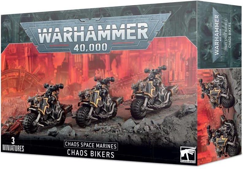 Warhammer 40k Chaos Space Marines Chaos Bikers - GW-43-08 (2019)