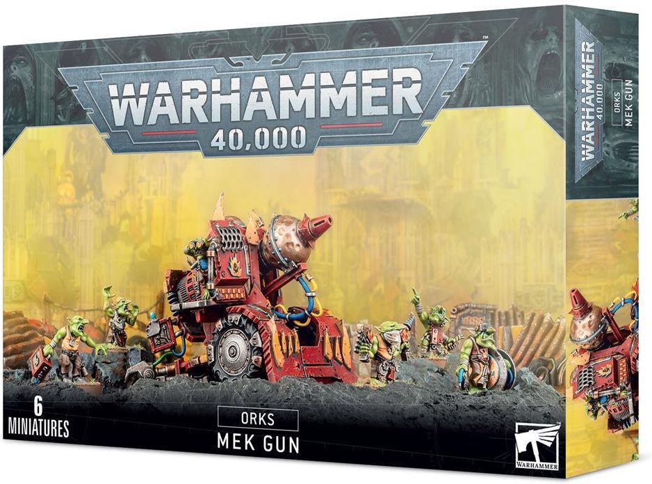 Warhammer 40 000 – Orks : Big Mek – Kit Plastique à Monter, Ingénieur Bionique Avec Armes Personnalisables