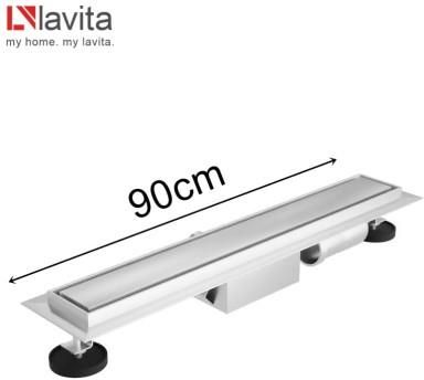 Odpływ liniowy Lavita Plate steel 90cm
