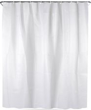 Zdjęcie Zasłona prysznicowa łazienkowa haczyki biała 180x180 cm - Oświęcim