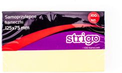 Zdjęcie Karteczki Samoprzylepne Strigo Format 125x75mm Pastelowe 100 Kartek - Dębica