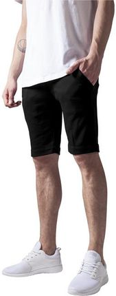 Męskie spodnie dresowe Short Urban Classics, czarne - Rozmiar:S