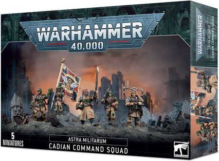 Games Workshop Warhammer 40k Astra Militarum: Cadian Command Squad