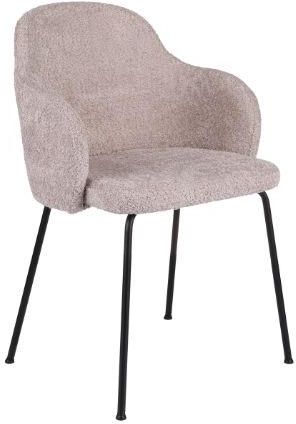 Krzesło tapicerowane Aura, do jadalni, do toaletki, wygodne, black