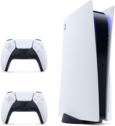 Sony PlayStation 5 + dodatkowy pad DualSense Biały