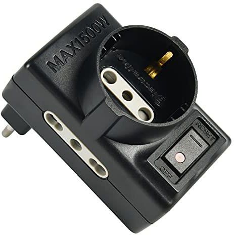 Electraline 80861 Stecker/Buchse Adapter – Robust & Langlebig Für Zuverlässige Verbindungen