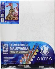 Zdjęcie Astra Zestaw Do Malowania Farbami Wg Numerów Wieża Eiffla 801022902 - Kórnik