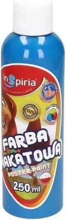 Inspiria Farba Plakatowa Niebieska 250Ml