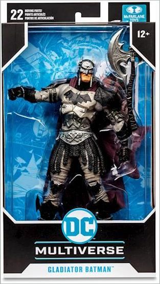 DC Multiverse Gladiator Batman フィギュア DC Multiverse Gladiator Batman (Dark Metal) 18 cm - Ceny i