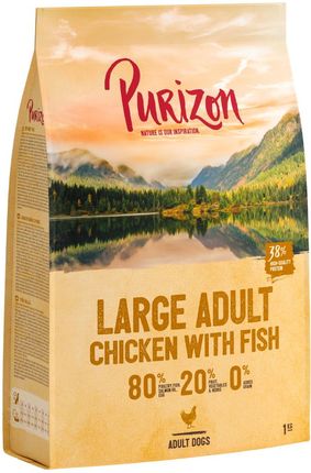 Purizon Large Adult Dla Psa Kurczak I Ryba Bez Zbóż 2X12Kg