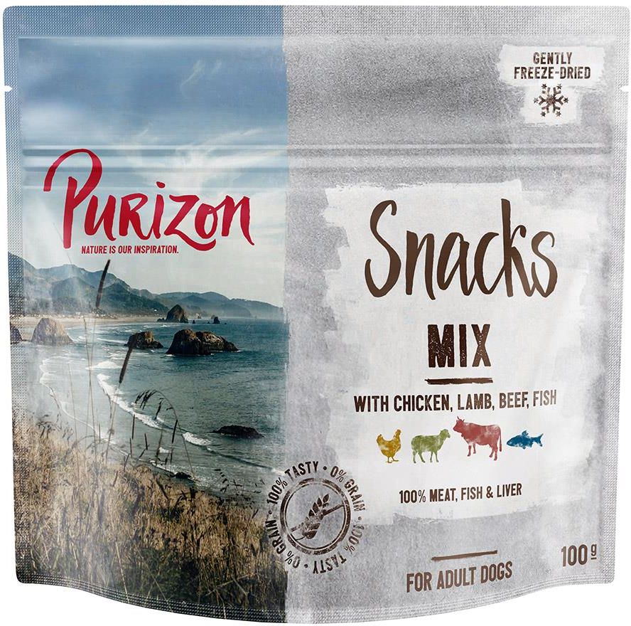 Karma Purizon Snacks Dla Psa Mix Bez Zbóż 2X100G - Ceny i opinie - Ceneo.pl
