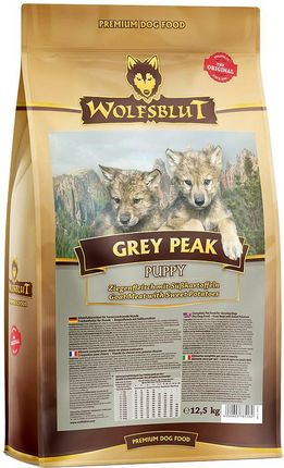 Wolfsblut Pies Puppy Grey Peak Sucha Karma Z Koziną 12,5Kg